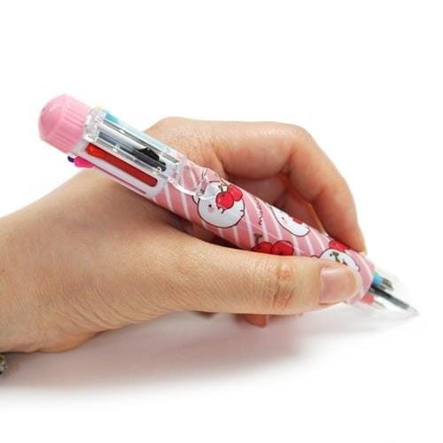 BeeCrazee Molang Surprise 8-Color Ballpoint Pen Kawaii Gifts 8809627021076