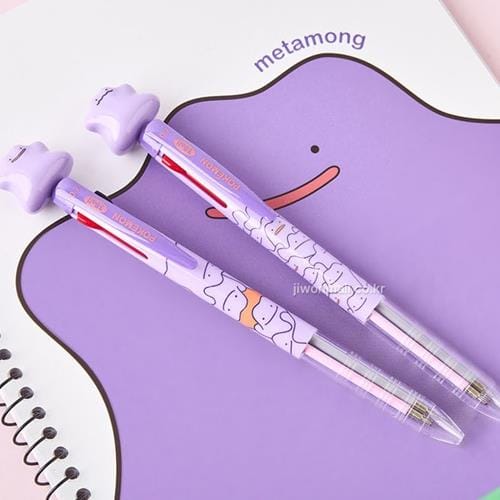 BeeCrazee Pokemon Ditto Surprise Mascot 3-Color Pen Kawaii Gifts 8802035131740