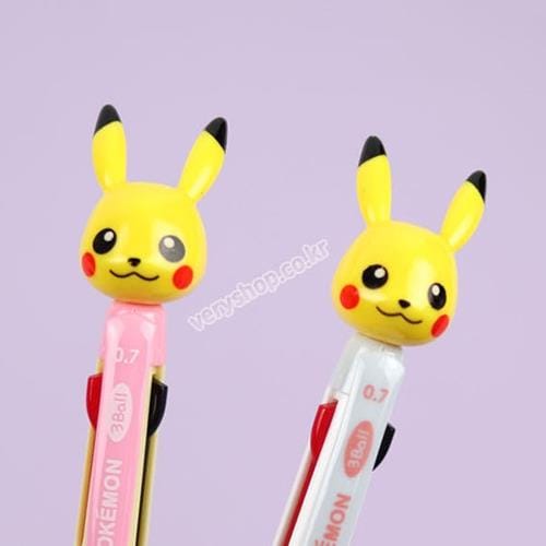 BeeCrazee Pokemon Mascot Surprise 3-Color Ballpoint Pen Kawaii Gifts 8802035129211