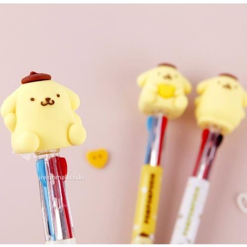 BeeCrazee Pompompurin Mascot 3-Color Mechanical Pens Kawaii Gifts 8809953242848