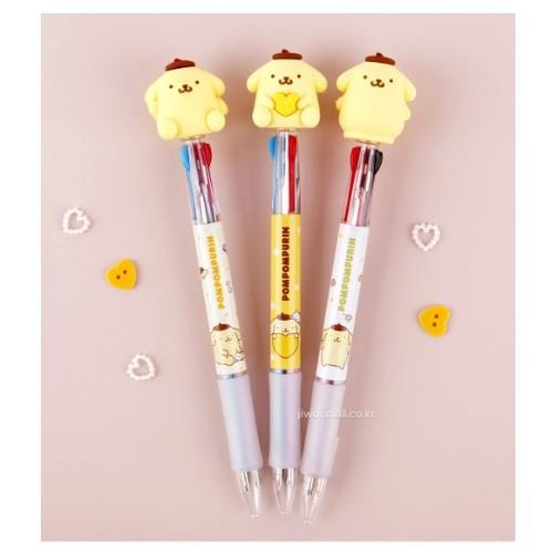 BeeCrazee Pompompurin Mascot 3-Color Mechanical Pens Kawaii Gifts 8809953242848
