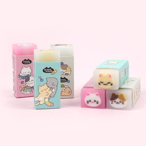 BeeCrazee Cat Face Surprise Eraser Kawaii Gifts 8809873683004