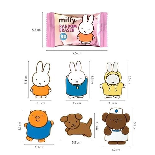 BeeCrazee Miffy Surprise Eraser Kawaii Gifts 8809730789290
