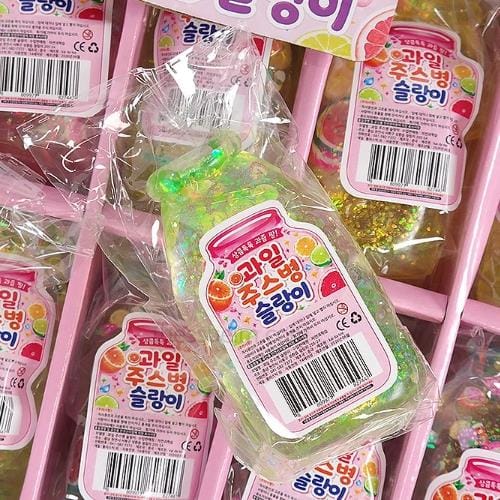 BeeCrazee Fruit Juice Bottle 3.5" Squishy Kawaii Gifts 8809971827447