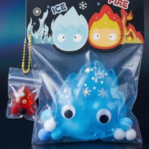 BeeCrazee Ice and Fire Fairies Squishy with Keychains Kawaii Gifts 8809633995972