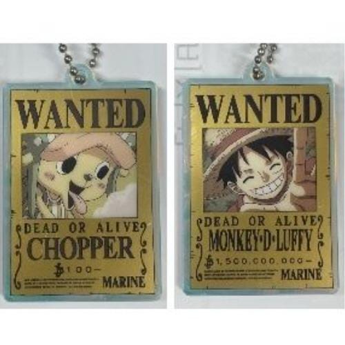 BeeCrazee One Piece Wanted Posters Surprise Magnet Keychains Kawaii Gifts