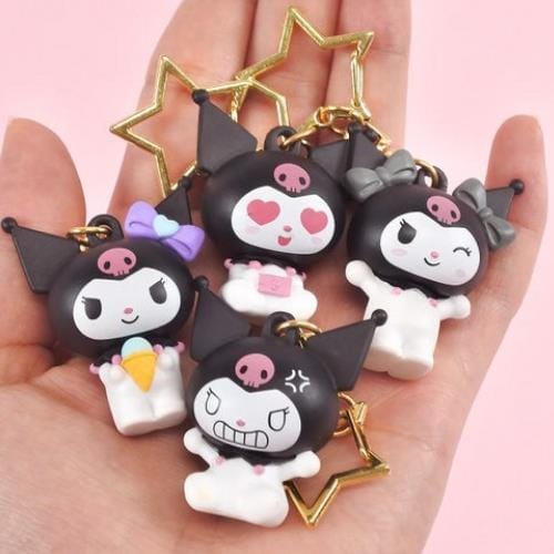 BeeCrazee Kuromi Star Keychains Surprise Gachapon Kawaii Gifts 8809830210663