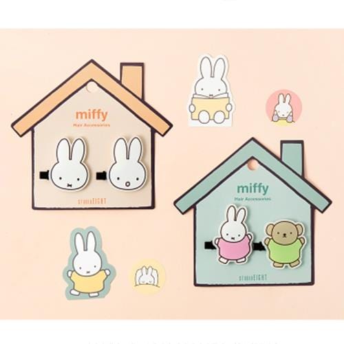 BeeCrazee Miffy Acrylic Hair Clips 2-Piece Sets Kawaii Gifts