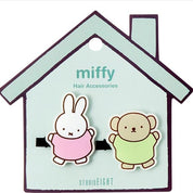 BeeCrazee Miffy Acrylic Hair Clips 2-Piece Sets Boris and Miffy Kawaii Gifts 8804224271305