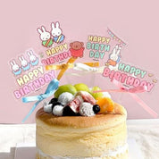 BeeCrazee Miffy Surprise Happy Birthday Acrylic Cake Topper Kawaii Gifts 8800251411080