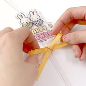 BeeCrazee Miffy Surprise Happy Birthday Acrylic Cake Topper Kawaii Gifts 8800251411080