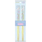 BeeCrazee Sanrio 2-Pair Bamboo Chopsticks: Cinnamoroll, Kuromi, My Melody Kawaii Gifts