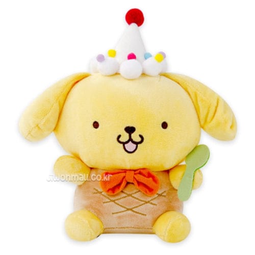BeeCrazee Sanrio Friends Ice Cream 12" Plush Hello Kitty, My Melody, Kuromi Cinnamoroll, Pompompurin Pompompurin Kawaii Gifts 8809571505622