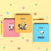 BeeCrazee Peanuts Snoopy Top Bound Grid Notebooks Surprise Pick Kawaii Gifts 8809544690843