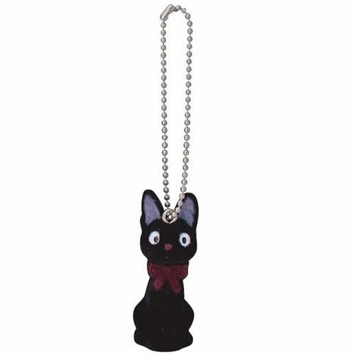 BeeCrazee Jiji Flocked 2" Mascot Keychain from Kiki's Delivery Service Kawaii Gifts 4905610404865