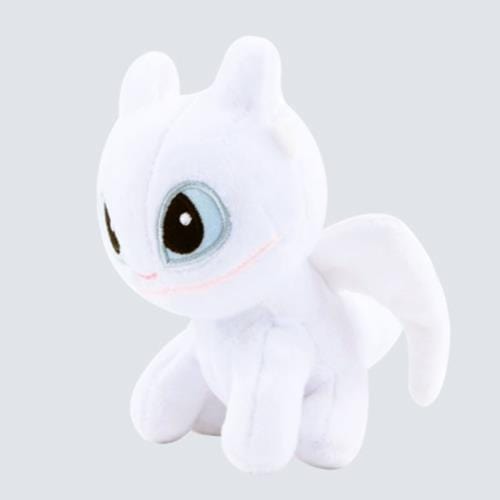 BeeCrazee Light Fury 5" Plushie with Clip Kawaii Gifts 8804097674968