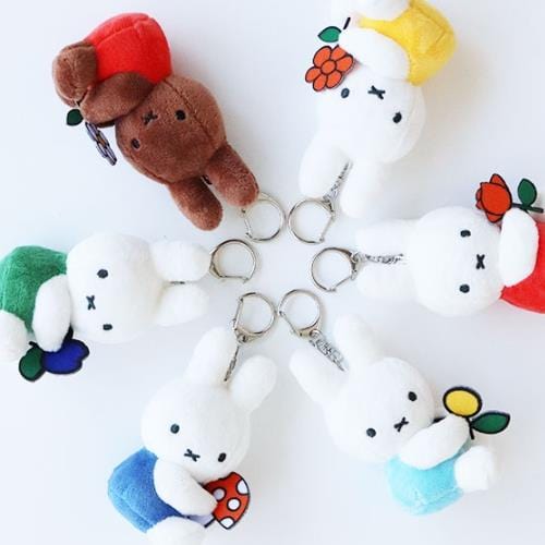 BeeCrazee Miffy 3" Plushie Mascot Keychain Series Kawaii Gifts