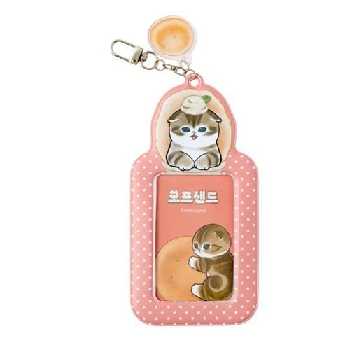 BeeCrazee Mofusand ID & K-Pop Photo Card Holders with Keychains Kawaii Gifts