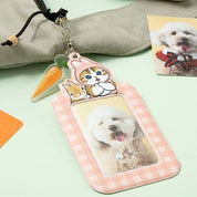 BeeCrazee Mofusand ID & K-Pop Photo Card Holders with Keychains Rabbit Kawaii Gifts 8804224287900