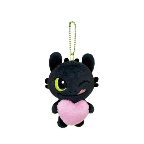 BeeCrazee Toothless 3.5" Plushie Keychains Heart Kawaii Gifts 8804097682949