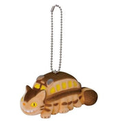 BeeCrazee Totoro and Catbus Flocked 2" Mascot Keychains Catbus Kawaii Gifts 4905610404858