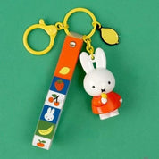 BeeCrazee Miffy Fruit Series Surprise Mascot Keychains with Straps Kawaii Gifts 6975818850588