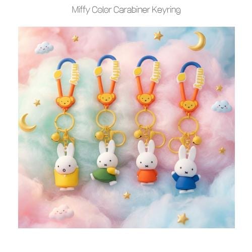 BeeCrazee Miffy Surprise Colorful Mascot Keychains with Handles Kawaii Gifts 6975818857648