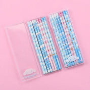 BeeCrazee Sanrio 8-Piece B Lead Pencil Set in Plastic Case: Cinnamoroll, Kuromi, My Melody Cinnamoroll Kawaii Gifts 8809953242503