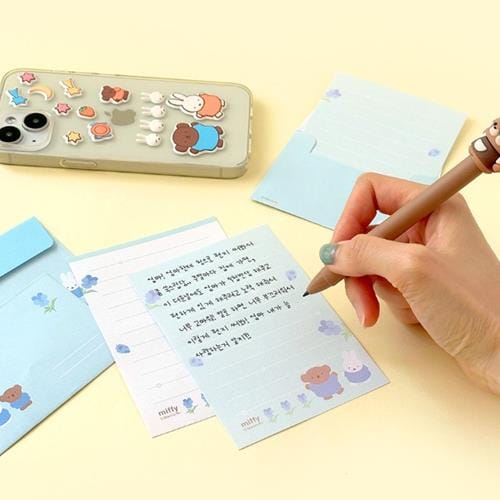 BeeCrazee Miffy & Boris Mini Writing Letter Paper Sets Kawaii Gifts