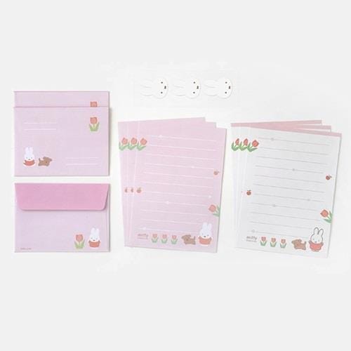 BeeCrazee Miffy & Boris Mini Writing Letter Paper Sets Miffy Kawaii Gifts 8800251414678