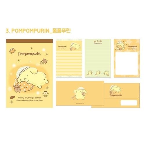 BeeCrazee Sanrio Pompompurin Letter Pad Kawaii Gifts 8809394878507