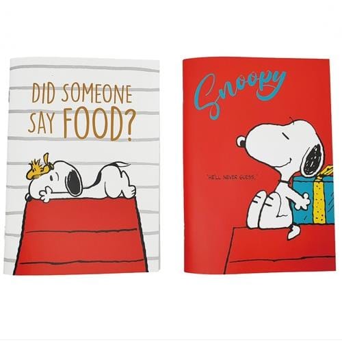 BeeCrazee Peanuts Snoopy Thin Lined Notebooks Kawaii Gifts 8809047804983