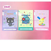 BeeCrazee Sanrio 17-Line Thin Notebooks: Chococat, Usahana, Hangyodon Kawaii Gifts