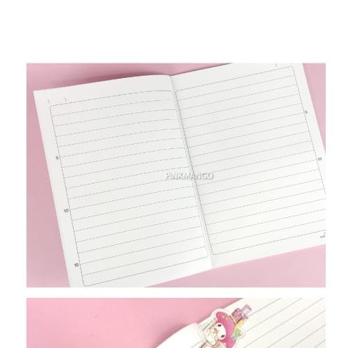 BeeCrazee Sanrio 17-Line Thin Notebooks: Chococat, Usahana, Hangyodon Kawaii Gifts