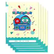 BeeCrazee Sanrio 17-Line Thin Notebooks: Chococat, Usahana, Hangyodon Hangyodon Kawaii Gifts 8809955836113