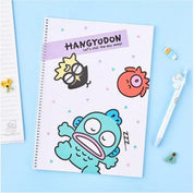 BeeCrazee Sanrio Thin Spiral Notebooks: Chococat, Usahana, Hangyodon Hangyodon Kawaii Gifts 8809955836076