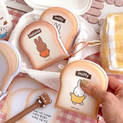 BeeCrazee Miffy Surprise Toasty Pocket Notebook with Keychain Kawaii Gifts 8800251411677