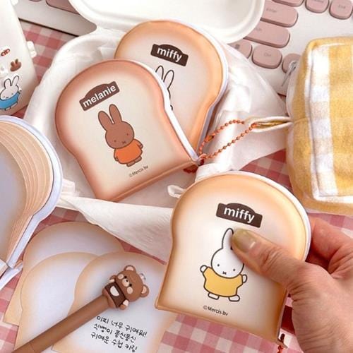 BeeCrazee Miffy Surprise Toasty Pocket Notebook with Keychain Kawaii Gifts 8800251411677