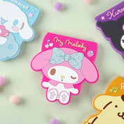 BeeCrazee Sanrio Die-Cut Memo with Silicone Covers: CInnamoroll, My Melody & Kuromi Kawaii Gifts