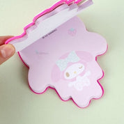 BeeCrazee Sanrio Die-Cut Memo with Silicone Covers: CInnamoroll, My Melody & Kuromi Kawaii Gifts