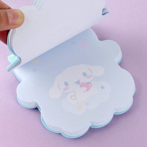 BeeCrazee Sanrio Die-Cut Memo with Silicone Covers: CInnamoroll, My Melody & Kuromi Kawaii Gifts