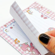 BeeCrazee Sanrio Friends Memo with Mini Clip Boards Kawaii Gifts