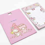 BeeCrazee Sanrio Friends Memo with Mini Clip Boards My Melody Kawaii Gifts