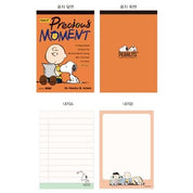 BeeCrazee Snoopy Orange & Teal Memo Pads Orange Kawaii Gifts