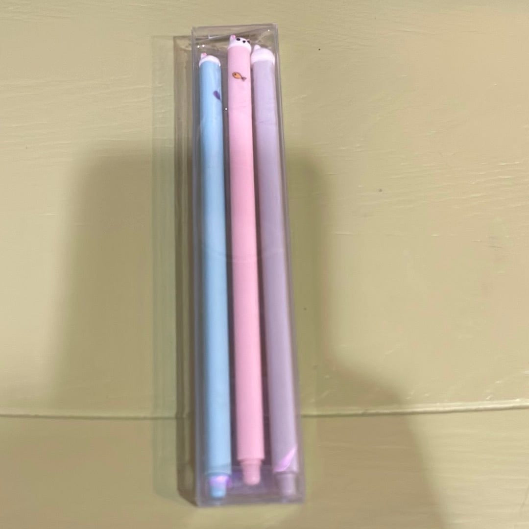 BeeCrazee MIAO CAT GEL PEN 3-SET Kawaii Gifts 6970528910959