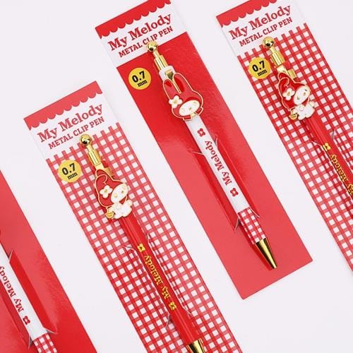 BeeCrazee My Melody 50th Anniversary Metal Pendant Pens Kawaii Gifts