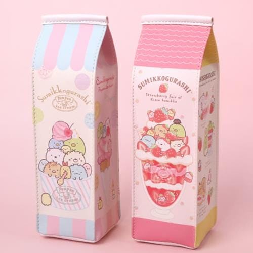 BeeCrazee Sumikko Gurashi Milk Carton Pouches Kawaii Gifts