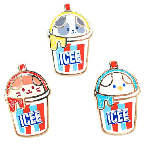 BeeCrazee ICEE Anirollz Kittiroll, Owlyroll & Pandaroll Enamel Pins Kawaii Gifts