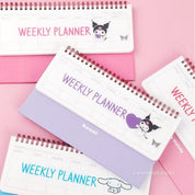 BeeCrazee Sanrio Friends Weekly Desk Planner Kawaii Gifts