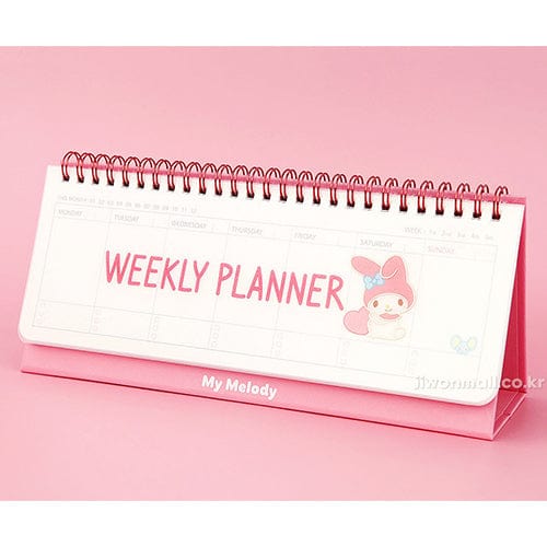 BeeCrazee Sanrio Friends Weekly Desk Planner My Melody Kawaii Gifts